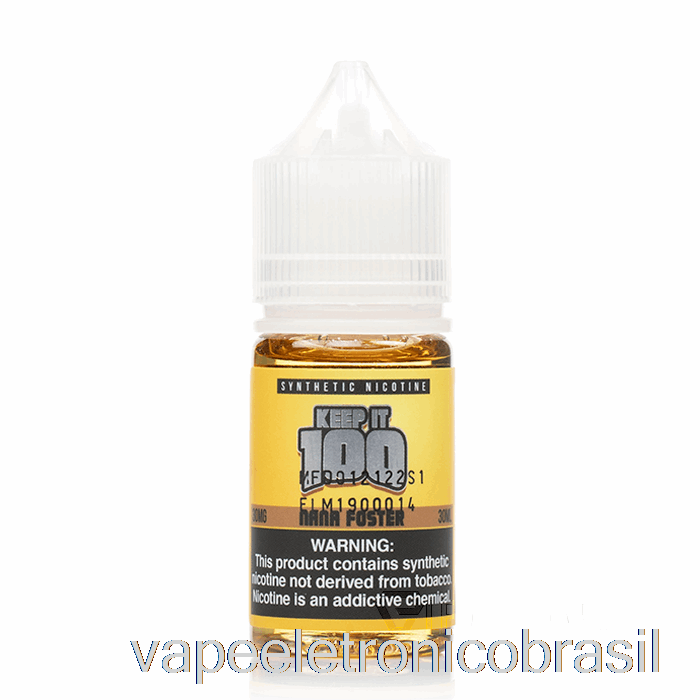 Vape Recarregável Nana Promote Salts - Keep It 100 - 30ml 50mg